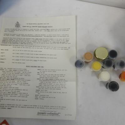 Paint by Number Type Kit, Trick or Treat Bowl, Acrylic Paint, Witch Bowl