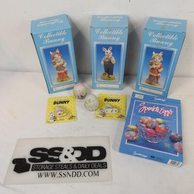 8 pc Easter Lot: Hand Painted Porcelain, Windsor Collection