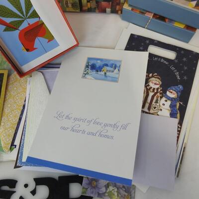 Lot of Greeting Cards, Holiday, Envelopes