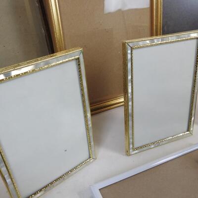 Lot of 23 Assorted Frames, Golden, Empress, Wood and Gold Stile, Non-Glare