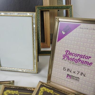 Lot of 23 Assorted Frames, Golden, Empress, Wood and Gold Stile, Non-Glare