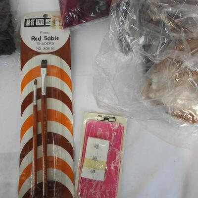 Craft Lot, Quick Stick Self Adhesive Mounting Board, Bows, Fabric, Shoe Laces