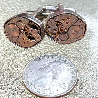 VINTAGE CLOCKWORKS CUFF LINKS