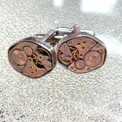VINTAGE CLOCKWORKS CUFF LINKS