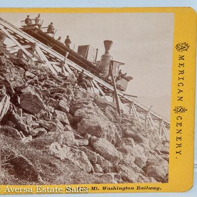 STEREOVIEW - Mt.. Washington Railway
