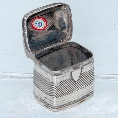 STERLING SILVER PILL BOX