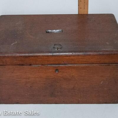ANTIQUE BALLOT BOX