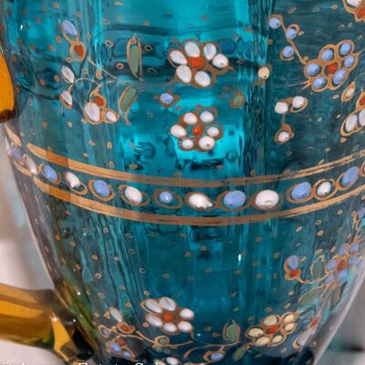 BOHEMIAN - MOSER STYLE - ENAMELED CUP