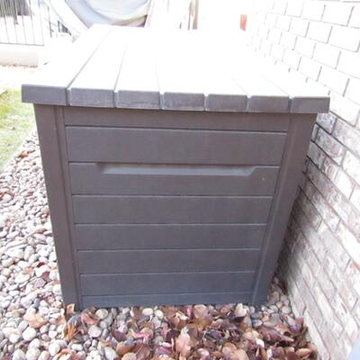 LOT 96  LARGE OUTDOOR STORAGE CHEST