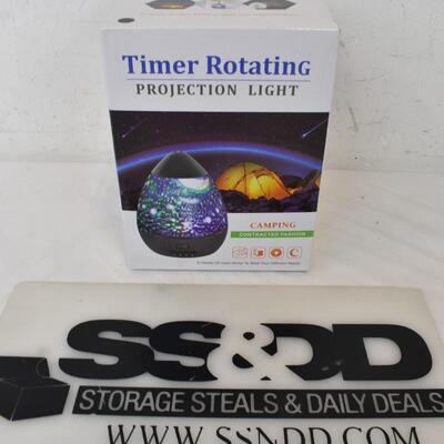 Timer Rotating Projection Light - New