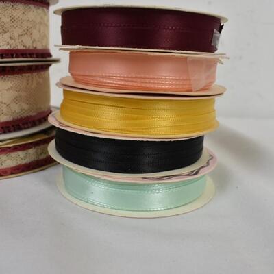 15 Spools of Ribbon, Sealed - New