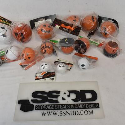 16 pc Halloween Jingle Bells - New