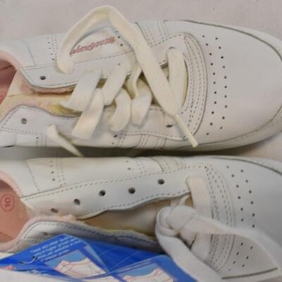 MacGregor Aerobic Shoes, Women's Size 10, White & Pink. Old Stock - New w/ Box