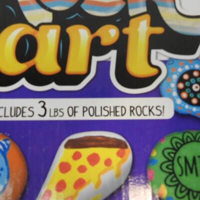 2 Activities for children 6+: Rock Art and Alpha Beads to make jewelry. - New