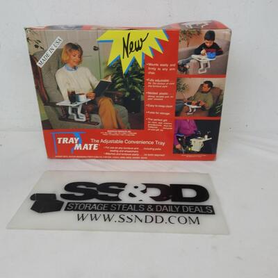Tray Mate Adjustable Convenience Tray 9"x 8.5" - box damaged