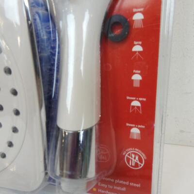 Sunbeam Dual Shower Massager with Rainfall Head Set - New