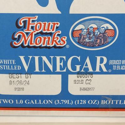 Two 1 Gallon Jugs of White Distilled Vinegar - New