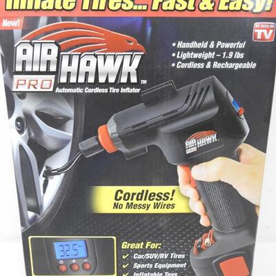 Air Hawk Pro Automatic Cordless Tire Inflator - New