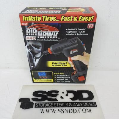 Air Hawk Pro Automatic Cordless Tire Inflator - New