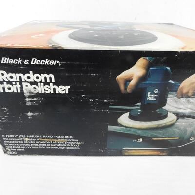 Black & Decker 8" Random Orbit Polisher, Unopened - New