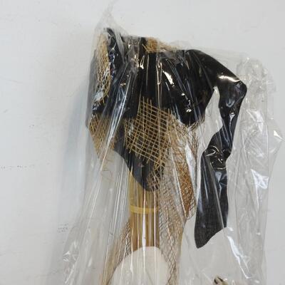 Ghost Broom Decoration - New