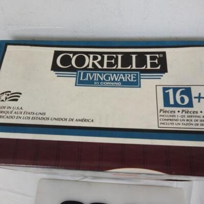 Corelle Livingware By Corning, 17 pc Set, In Box - New