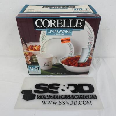 Corelle Livingware By Corning, 17 pc Set, In Box - New