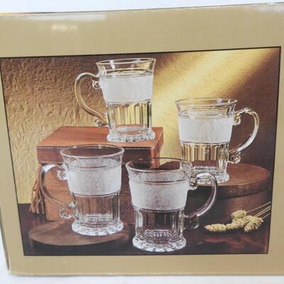 Crystal Clear "Athens" 14 oz Mugs - New