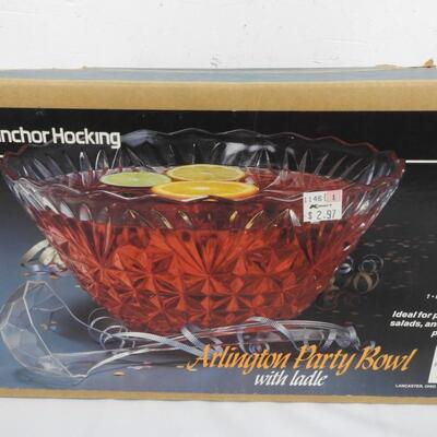Arlington Party Bowl With Ladle, Unopened Box - New