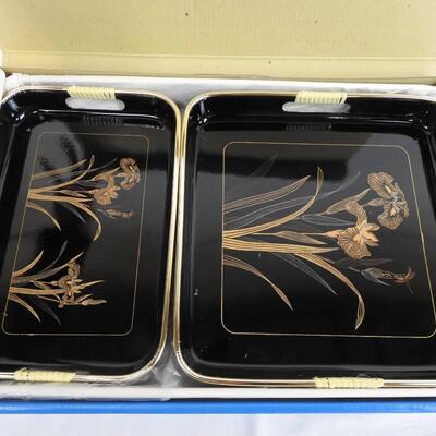 Lacquer Ware Tray Trio - New