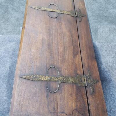 Haitian Handmade Trunk with Metal Accents