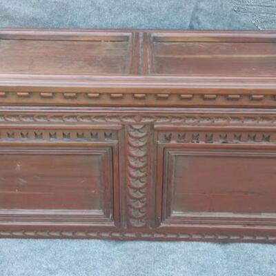 Trunk with Ornate Carving