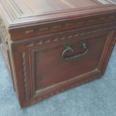 Trunk with Ornate Carving