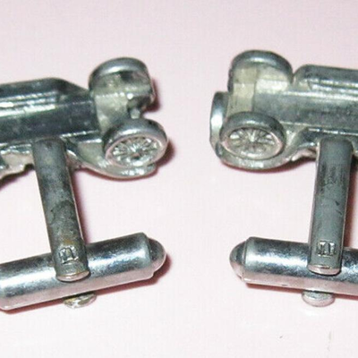 MS Vintage Mens Cufflinks Roadster Cars 2 Seater Stutz Bearcat
