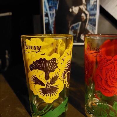 Vintage Peanut Butter Glasses
