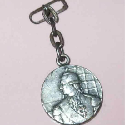 MS Vintage Souvenir Cruise Ship Paquebot De Grasse Lapel Pendant Fob France