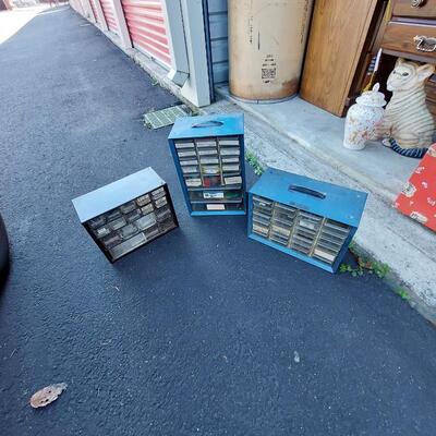 Metal Boxes w/ Drawers