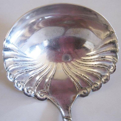 MS 1886 Antique Rogers Bros Assyrian Head 11" Soup Ladle Silverplate