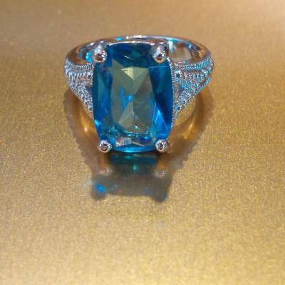 Blue Topaz Ring
