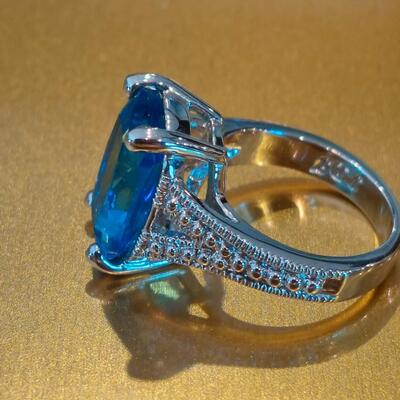 Blue Topaz Ring