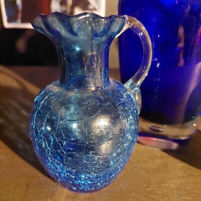 Assorted Blue Glass