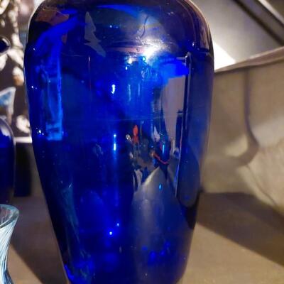 Assorted Blue Glass