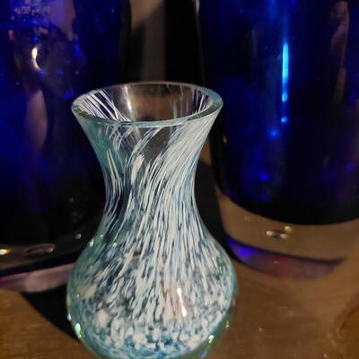 Assorted Blue Glass