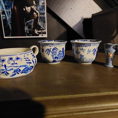 Random Blue Pottery