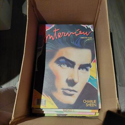 Vintage Andy Warhol INTERVIEW Magazines