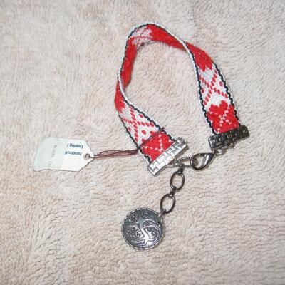 MS Norwegian Bracelet with Pewter Charm
