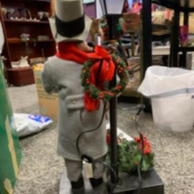 Bob Cratchit & Tiny Tim Animated Decoration