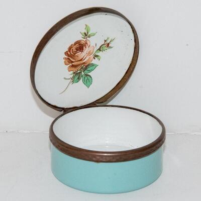 BILSTON METAL TRINKET BOX