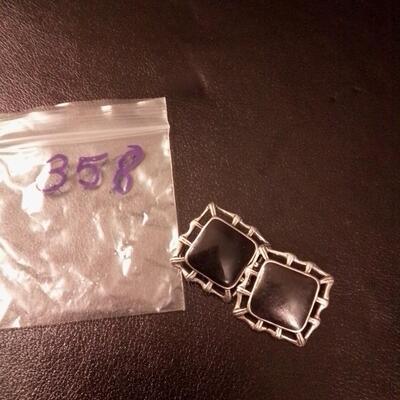 Tibetan Silver & Only post Earrings