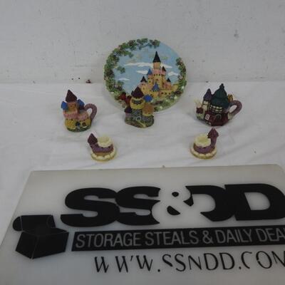 5 pc Mini Castle Tea Set